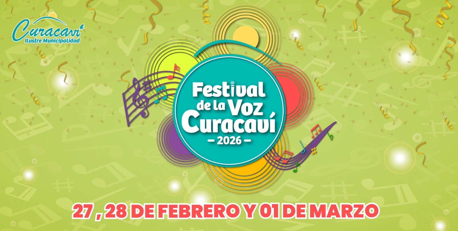 Festival de la Voz Curacaví 2026 — 27, 28 de Febrero y 01 de Marzo